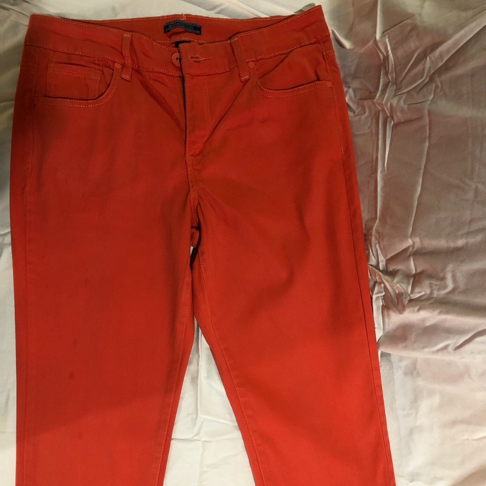 Orange crop pants